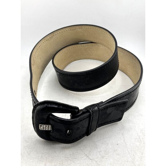 Calvin Klein CK Women\'s Rhinestone Genuine Leather Belt Size XL Extra Large main image 5